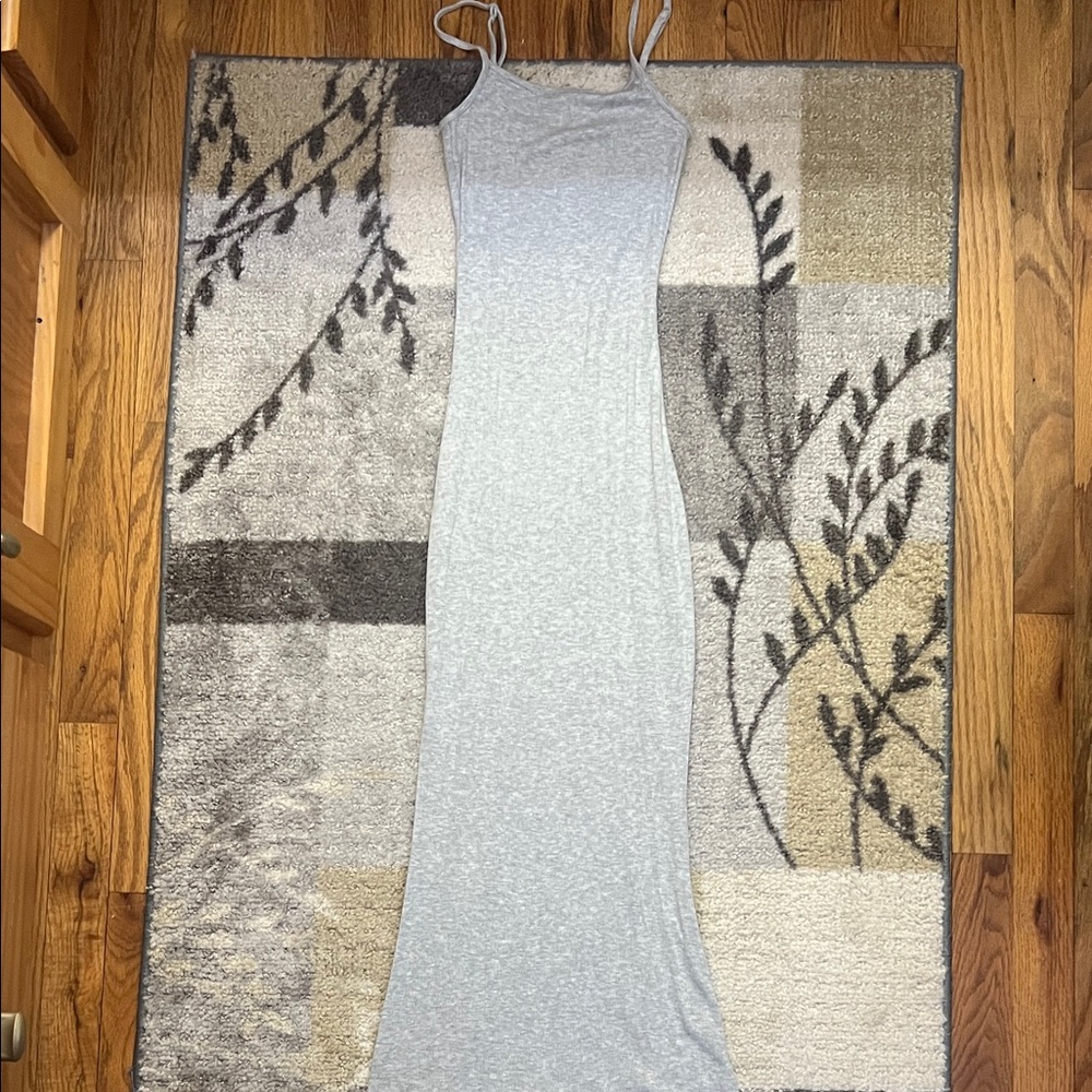 Aritzia Heather Grey Maxi Dress